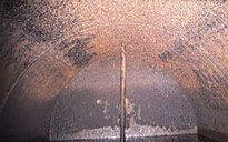 corrosion of steel tank