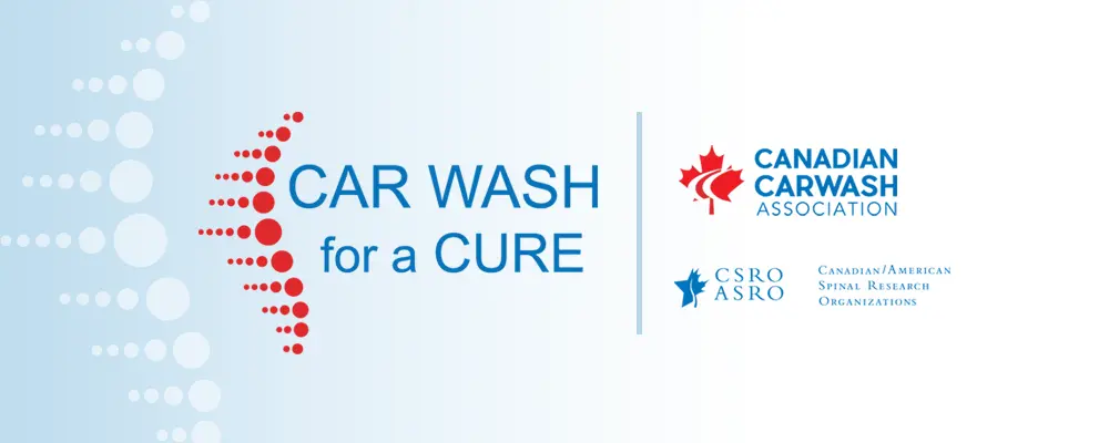 Canadian Carwash Association & Canadian Spinal Research Organization Launch 4th Annual “Car Wash for a Cure” Fundraiser